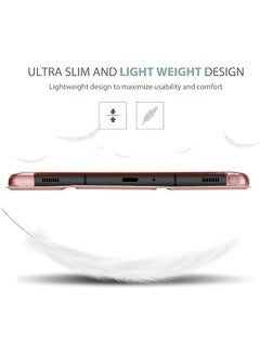 Procases Galaxy Tab A 10.1 Case 2019 Model T510 T515 T517 Slim Lightweight Stand Case Shell Cover For 10.1 Inch Galaxy Tab A Tablet Sm T510 Sm T515 Sm T517 2019 Release Rosegold  - Image 5