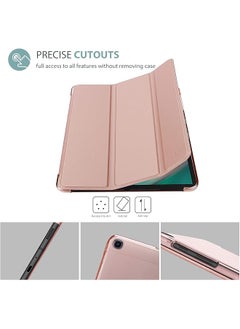 Procases Galaxy Tab A 10.1 Case 2019 Model T510 T515 T517 Slim Lightweight Stand Case Shell Cover For 10.1 Inch Galaxy Tab A Tablet Sm T510 Sm T515 Sm T517 2019 Release Rosegold  - Image 3