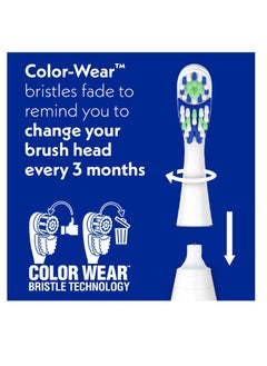 Spinbrush Spinbrush Pro Clean Replacement Heads, Soft Bristles, For Battery Toothbrush, 2-Pack  - Image 2