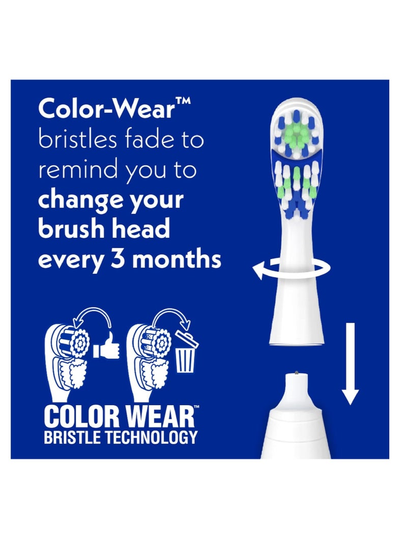 Spinbrush - Spinbrush Pro Clean Replacement Heads, Soft Bristles, For Battery Toothbrush, 2-Pack - Image 1