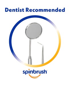 Spinbrush Spinbrush Pro Clean Replacement Heads, Soft Bristles, For Battery Toothbrush, 2-Pack  - Image 4