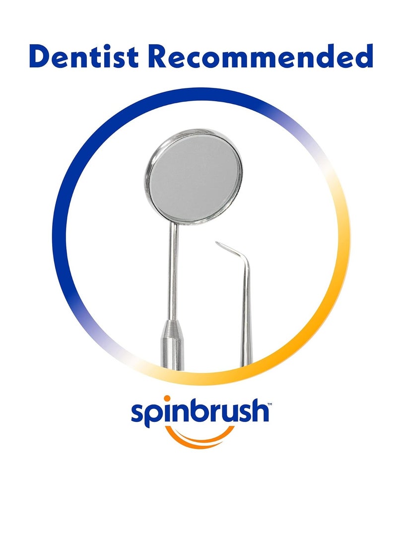 Spinbrush - Spinbrush Pro Clean Replacement Heads, Soft Bristles, For Battery Toothbrush, 2-Pack - Image 1