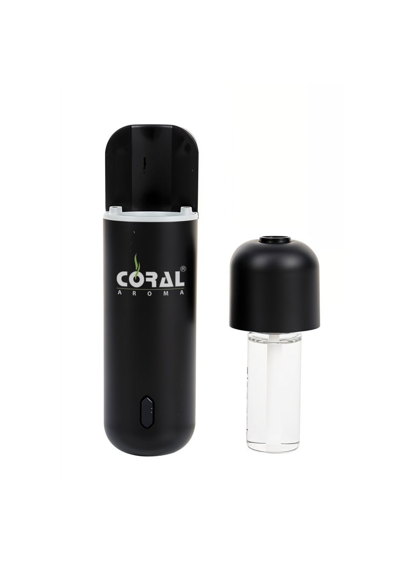 CORAL AROMA - Mini Aroma Car Diffuser | 6 Refill Bottles With Scents | Long Battery Life | Smart Motion Sensor with 1 Year Warranty - Image 1