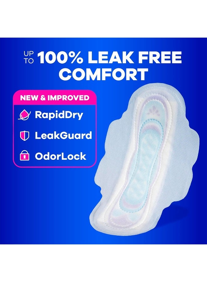 Always Ultra Thin Feminine Pads with Wings for Women, Super Absorbency, Unscented, Size 2, 126 Count - Image 2