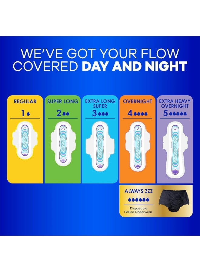 Always Ultra Thin Feminine Pads with Wings for Women, Super Absorbency, Unscented, Size 2, 126 Count - Image 5