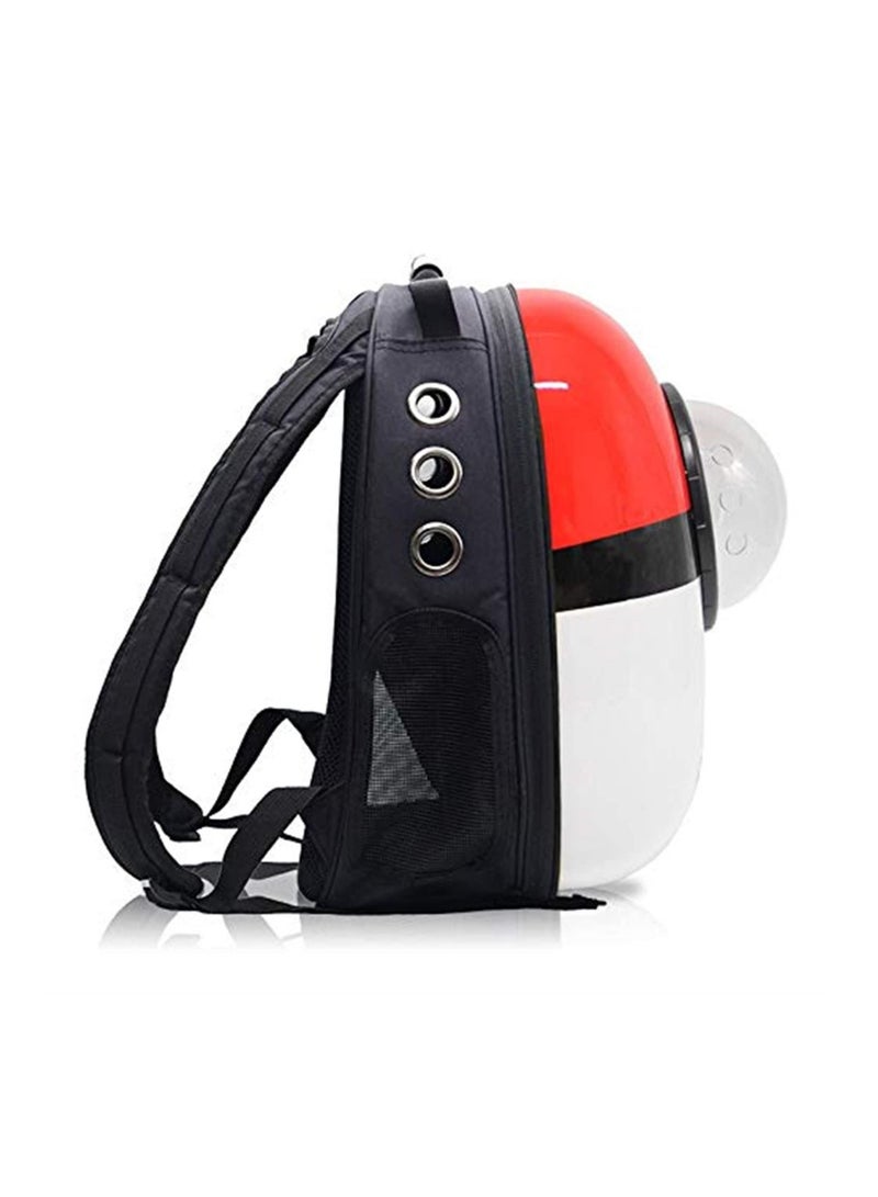 Generic Portable Pet Carrier Dog Outdoor Handbag Breathable Puppy Cat Trave Cat Double Shoulder Bag Breathable Transparent Portable Space Pet Backpack - Image 2