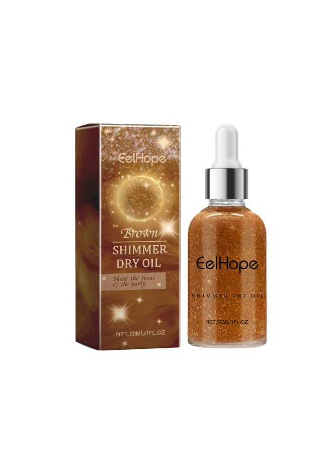 Eelhope Party Body Glitter Oil Body Skin Clavicle Moisturizing Party Ball Glitter Glitter Glitter - Image 1