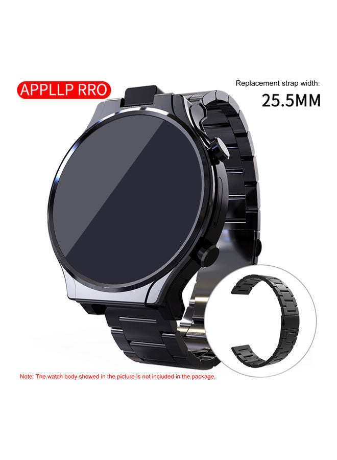 NIBEMINENT 25.5 Stainless Steel Watch Band Black  - Image 2