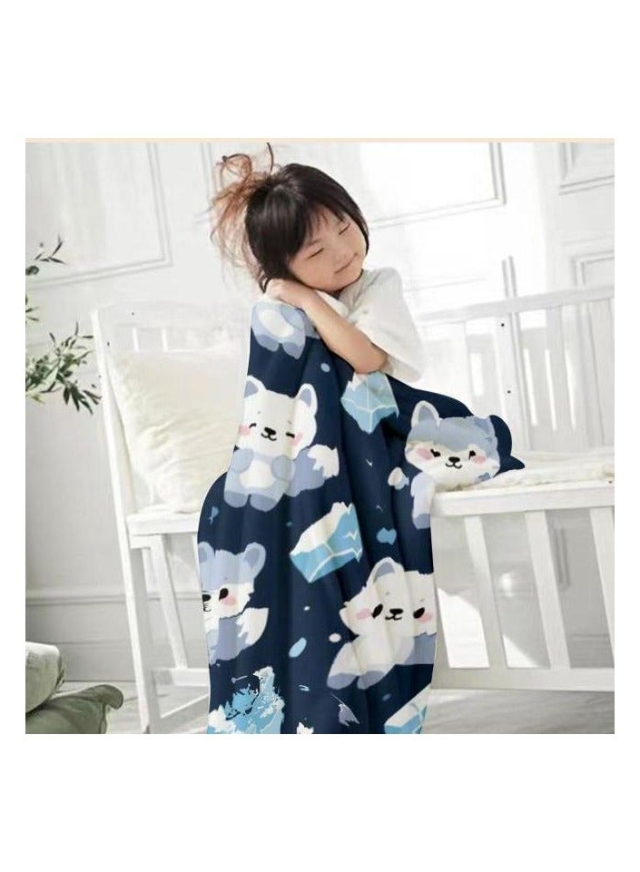 general Flannel thin blanket (warm and comfortable, suitable for sleep, gaming, dust removal and sandproof) 150cm*200cm - 269 - Image 3