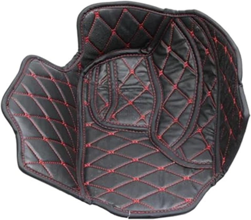 QASULER Motorcycle Top Case Liner with Red Stitching - Image 1