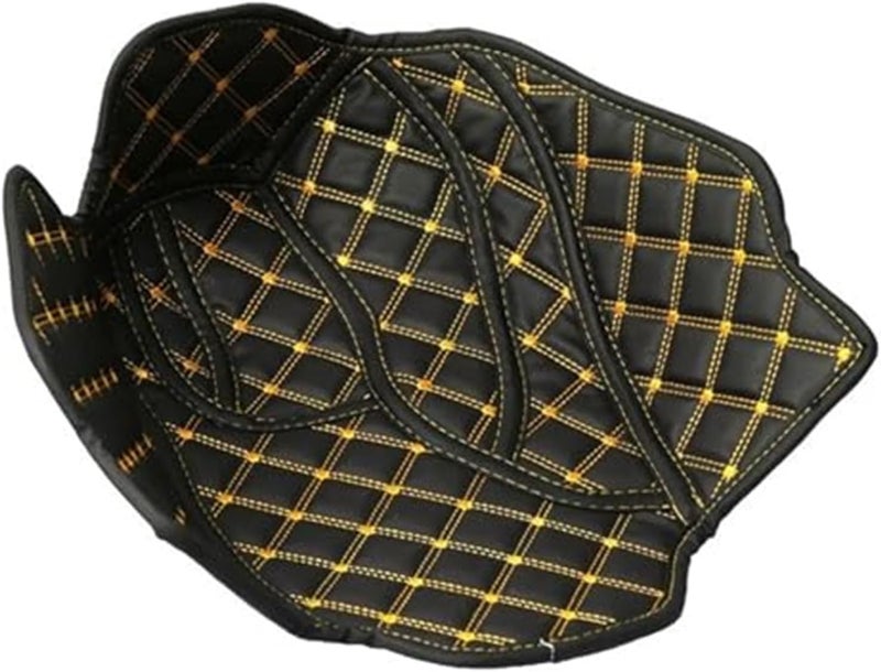 QASULER Motorcycle Top Case Liner with Red Stitching - Image 4