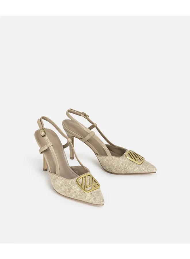 إبيكيول Monogram Buckle Heels