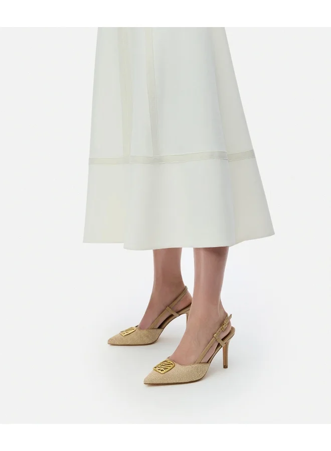 Ipekyol Monogram Buckle Heels