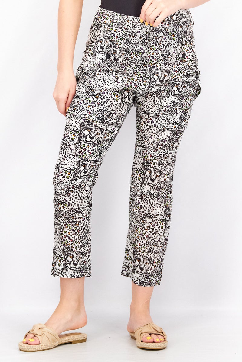 THE KOOPLES Women Regular Fit Multipoche Pants, White - Image 1