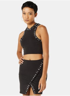 IL SARTO Repeat Logo Crop Top  - Image 1