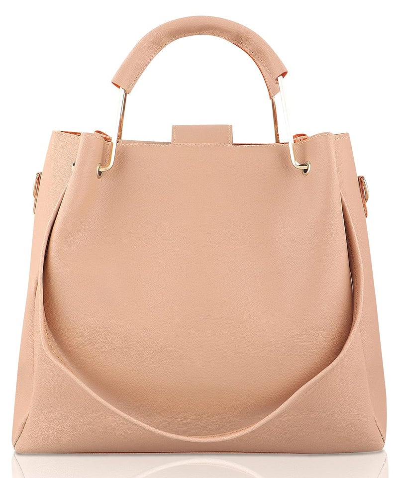 Like Style Women Hand Bags PU Rexine Flap Closure Casual Formal Ladies Shoulder Bag Pack of 3 - Image 3