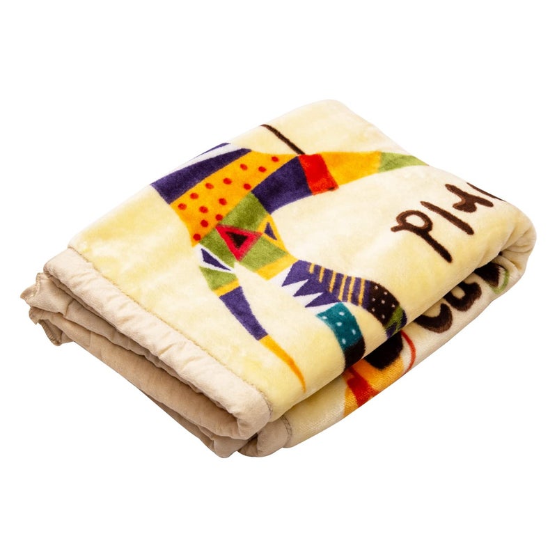 Mee Mee Ultra Soft Plush Newborn Baby Blanket | Lightweight & Super Comfortable Swaddle for Infant & Toddler | Wrapper for Girls & Boys (Cream) 100X120 CM - Image 1