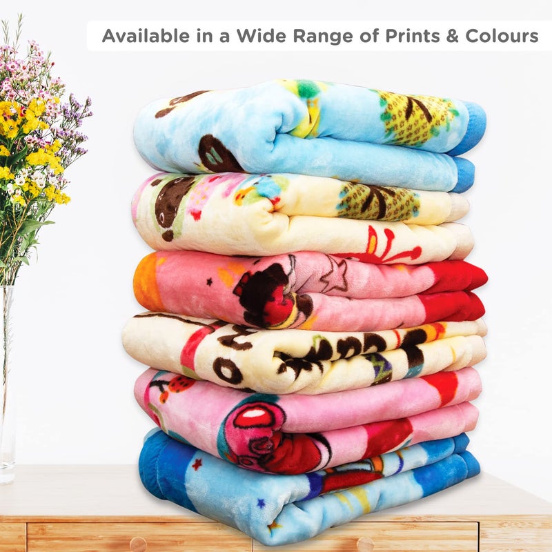 Mee Mee Ultra Soft Plush Newborn Baby Blanket | Lightweight & Super Comfortable Swaddle for Infant & Toddler | Wrapper for Girls & Boys (Cream) 100X120 CM - Image 5