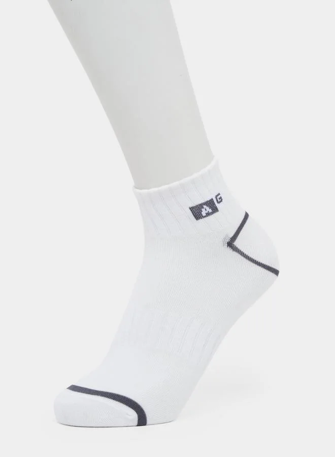 Styli Styli Set of 4 - Print Detail Ankle Socks
