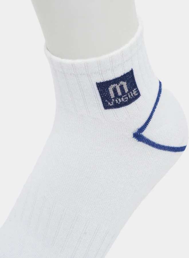 Styli Styli Set of 4 - Print Detail Ankle Socks