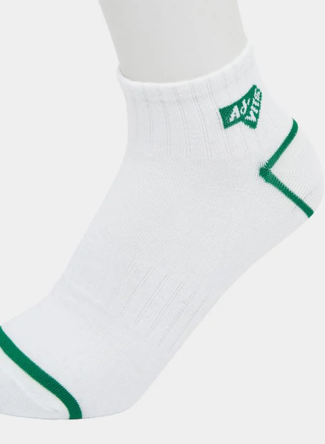 Styli Styli Set of 4 - Print Detail Ankle Socks