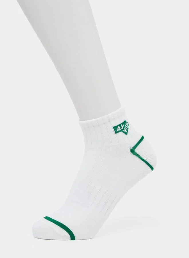 Styli Styli Set of 4 - Print Detail Ankle Socks