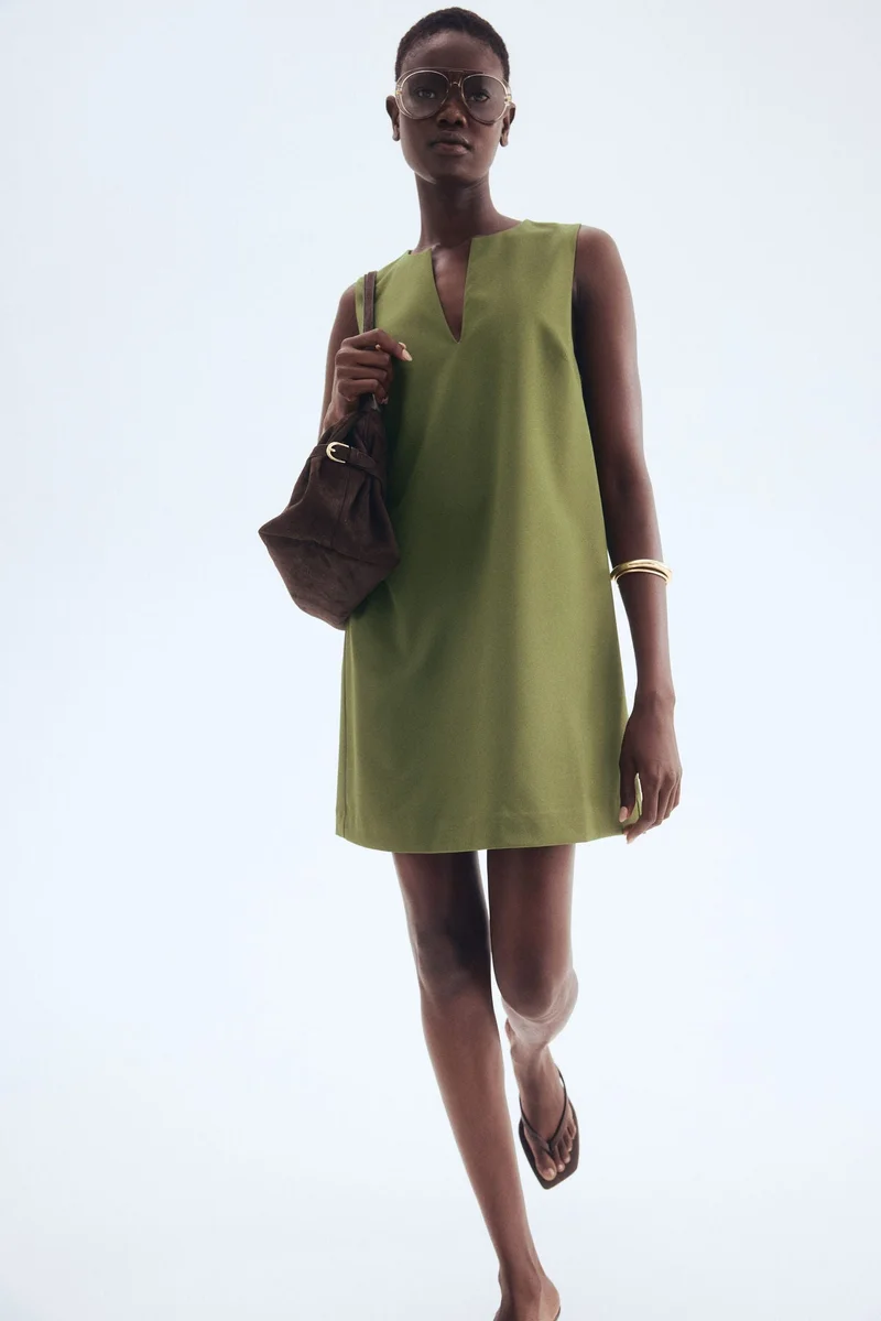 H&M Twill shift dress