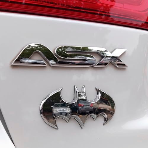 Fan Emblems Batman Car Emblem - 1989 Batwing Batarang Symbol 3D Auto Badge - Color: Chrome - Size: 3.8 x 1.8 x 0.2 inches - Officially Licensed DC Car Accessories - Image 4