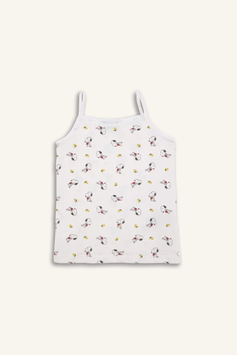 DeFacto Girl 2 piece Regular Fit Snoopy Licensed Animal Tank Top