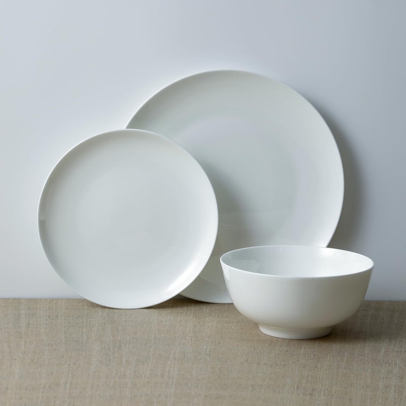 Stone Lain Blair Bone China 12Piece Dinnerware Set White