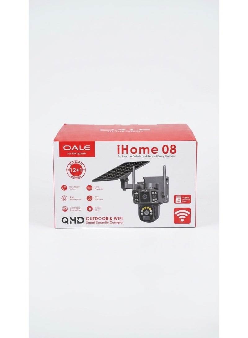 OALE iHome 08 Solar Security Camera - Image 1