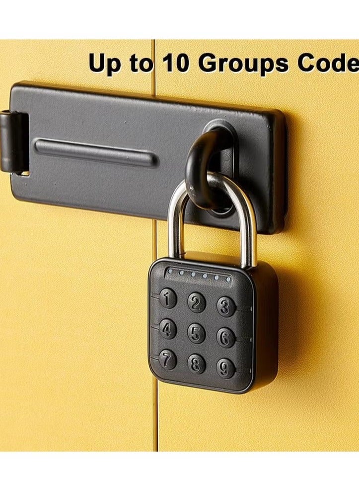 6-Digit Waterproof Combination Lock – Smart Code Padlock for Locker, Luggage, Gym, Storage Boxes & Suitcases - Image 4