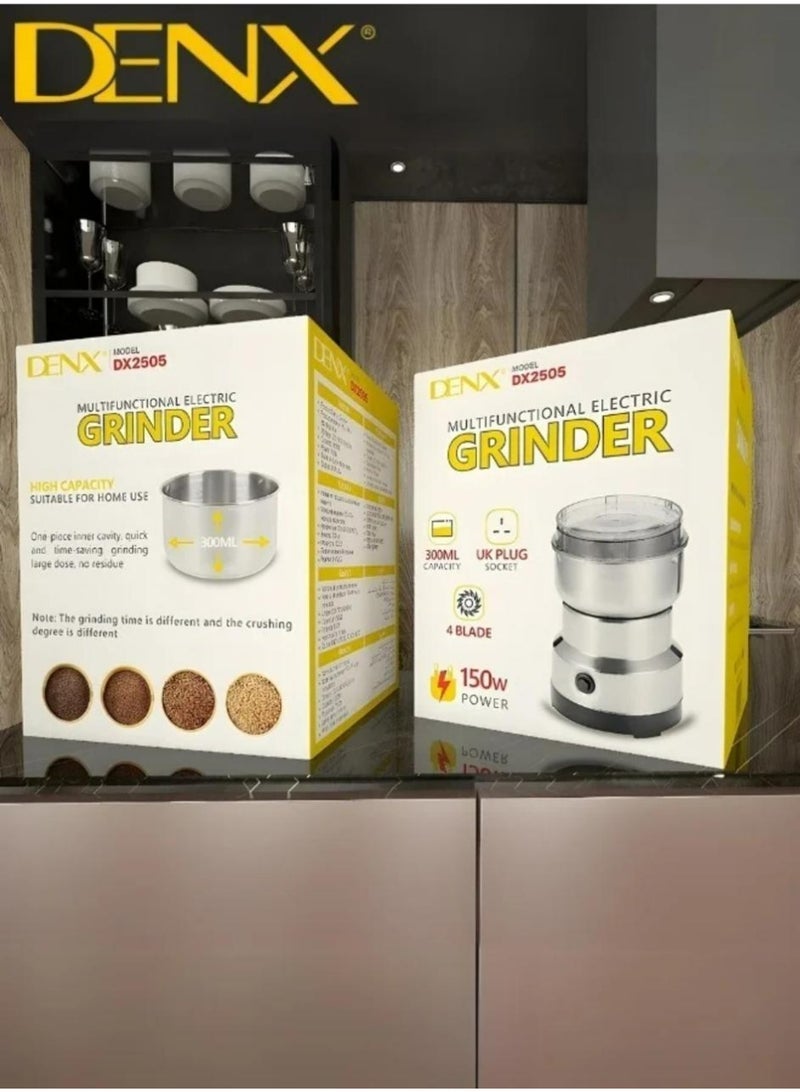 Dinex Lightweight and multi-functional stainless steel portable mini coffee grinder for coffee beans and spices - Image 5