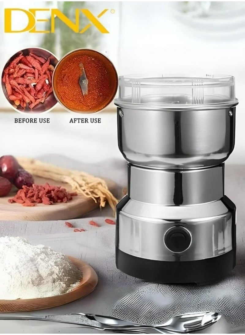 Dinex Lightweight and multi-functional stainless steel portable mini coffee grinder for coffee beans and spices - Image 3