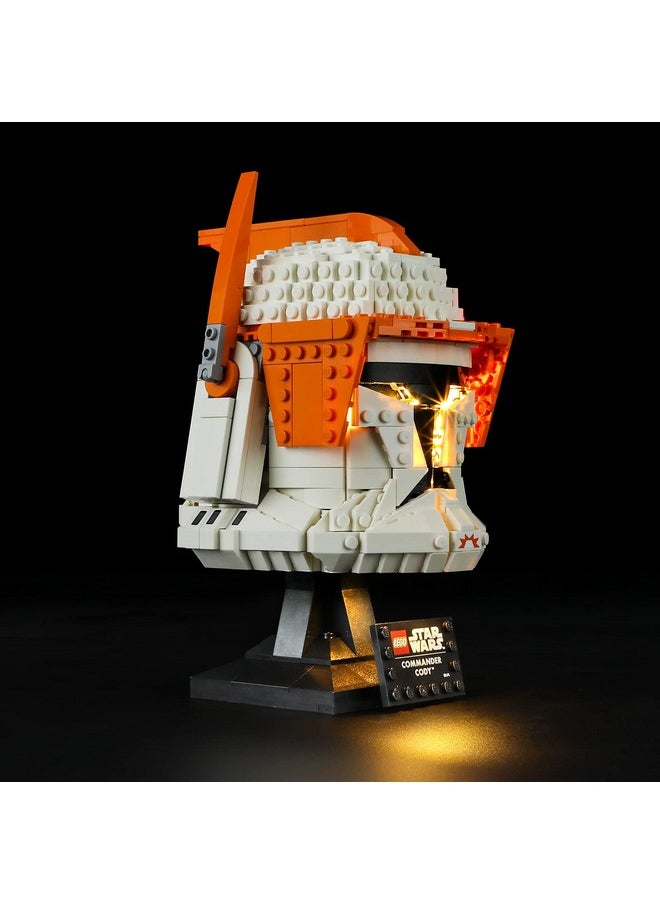 BRIKSMAX - Led Lighting Kit For Lego75350 Clone Commander Cody Helmet Compatible With Lego Star Wars Building Blocks Model Not Include Lego Set - Image 1