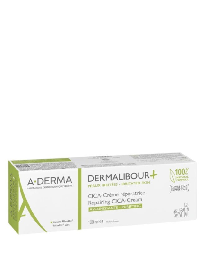 A-Derma Dermalibour+ Repairing CICA-Cream 100ml - Image 2