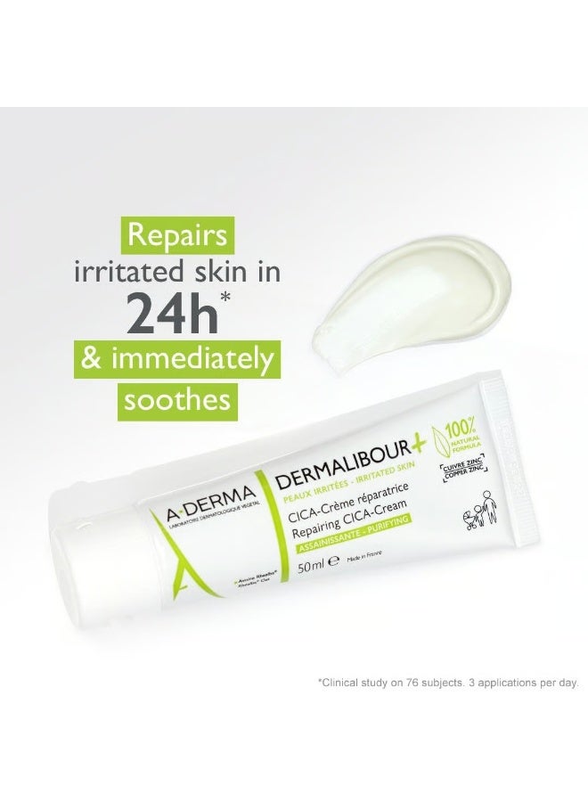 A-Derma Dermalibour+ Repairing CICA-Cream 100ml - Image 3