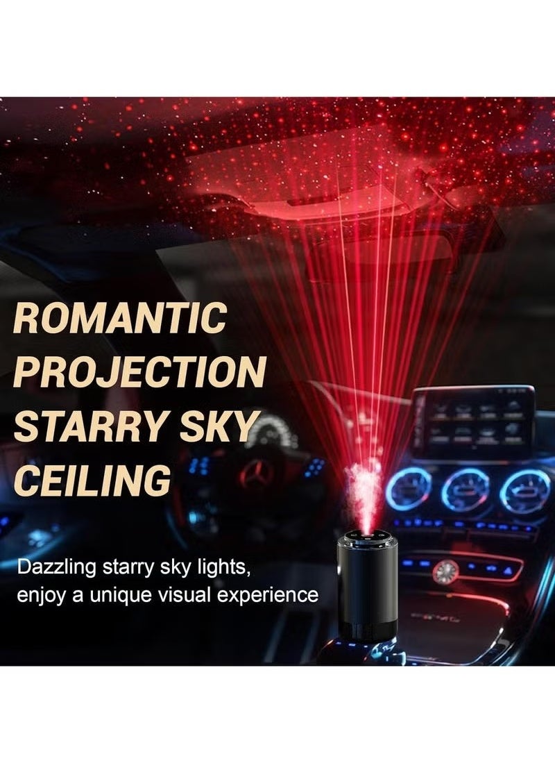TIGER Smart Car Air Freshener Diffuser with Starry Sky Light Projection | Rechargeable Auto Aroma Diffuser with Perfume Oil | Intelligent Motion Sensor Car Scent Dispenser | USB Charging | Long-Lasting Cologne Fragrance | Silent Operation & Stylish Design  - Image 4