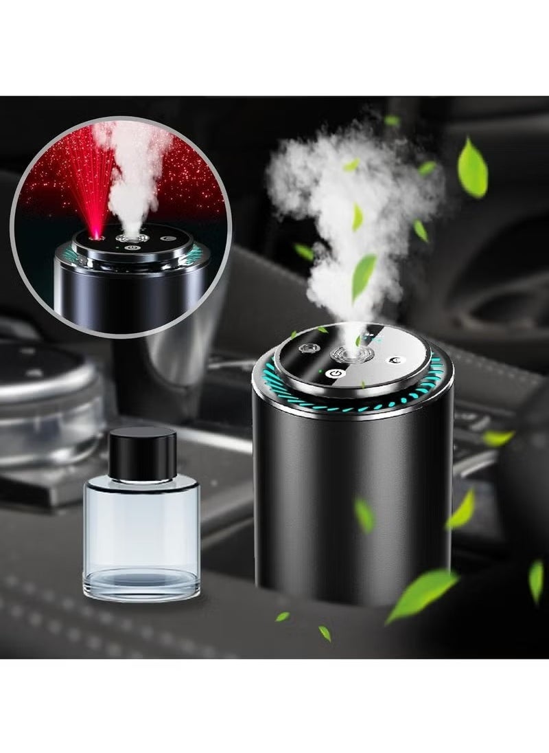 TIGER Smart Car Air Freshener Diffuser with Starry Sky Light Projection | Rechargeable Auto Aroma Diffuser with Perfume Oil | Intelligent Motion Sensor Car Scent Dispenser | USB Charging | Long-Lasting Cologne Fragrance | Silent Operation & Stylish Design  - Image 5