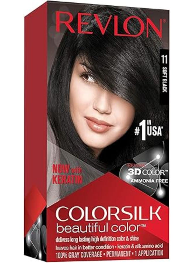 Revlon ColorSilk Beautiful Color Permanent Hair Dye - Image 1