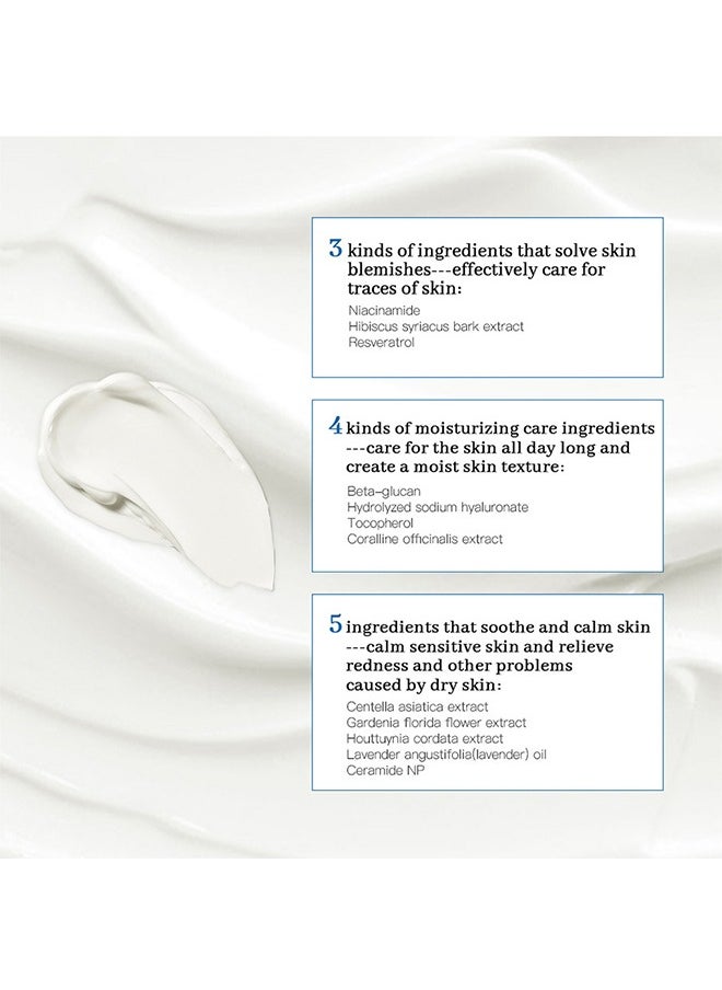 345 Relief Care Cream, Intensive Repair Cream, Improve Redness, Facial Soothing Moisturizing Cream - 50ML
