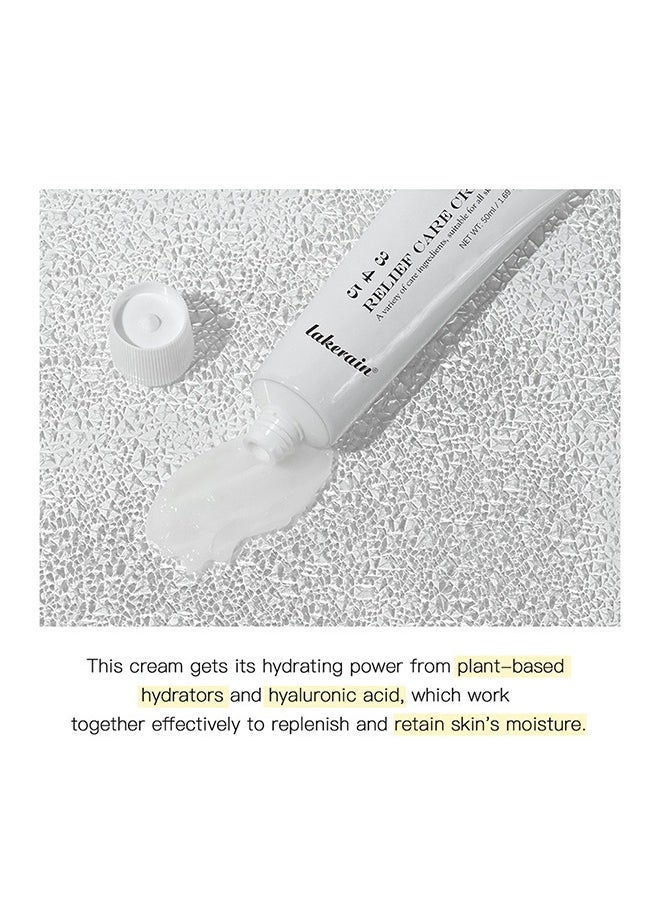 345 Relief Care Cream, Intensive Repair Cream, Improve Redness, Facial Soothing Moisturizing Cream - 50ML