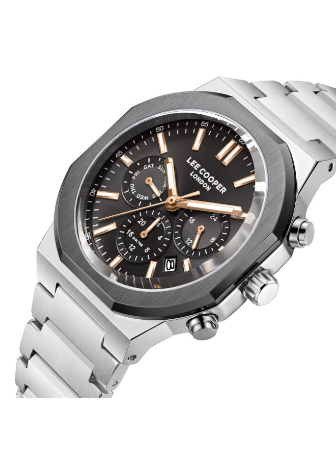 لي كوبر ساعة رجالية معدنية متعددة الوظائف ٤١ مم - Image 5