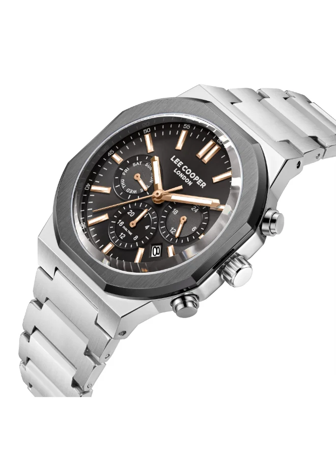 Lee Cooper Men's Metal Multi Function Watch LC08263.060 - 41 mm