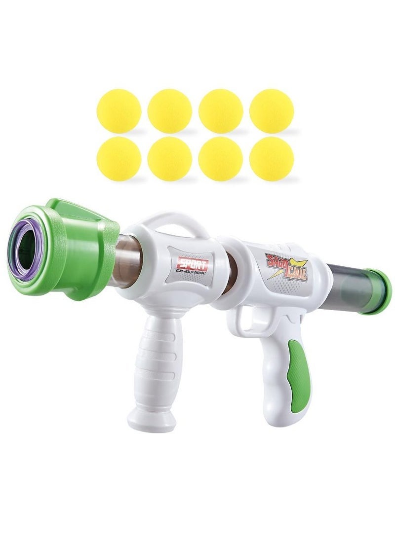 Power Joy بلاستر باور جوي شوتيرز X -7 مع 8 كرات من رغوة إيفا، قطعة متنوعة واحدة (قد يختلف اللون) | ألعاب أكشن | لعبة تفاعلية | بلاستر ألعاب | مسدس ألعاب يمكنه إطلاق النار لأكثر من 25 قدم! | هدية للأطفال والبالغين - Image 2