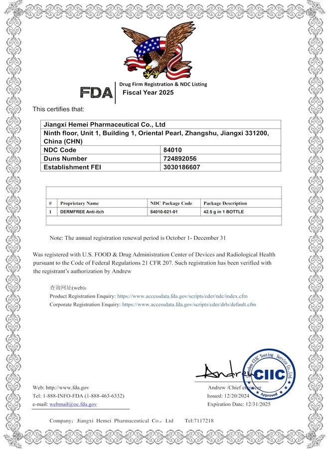 DERMFREE Antifungal Jock Itch Cream, Antifungal Cream for Jock Itch, Skin Irritation Relief, Suitable for Various Skin Types (1.5 oz) - Image 4