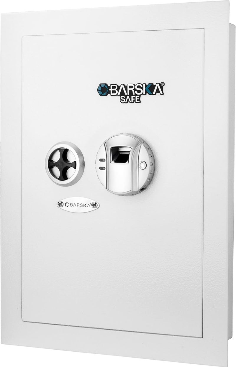 BARSKA Barska Biometric Fingerprint Digital Security Hidden In Wall Safe 052 Cubic Ft for Home  Office - Image 2