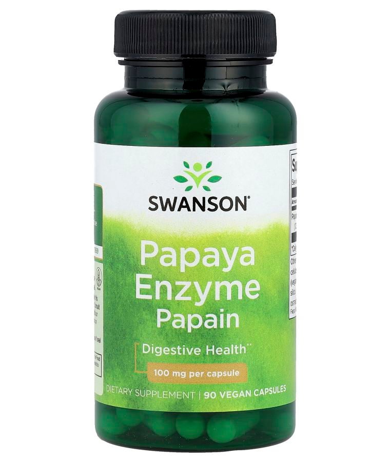 SWANSON Papaya Enzyme Papain 100 mg 90 Vegan Capsules