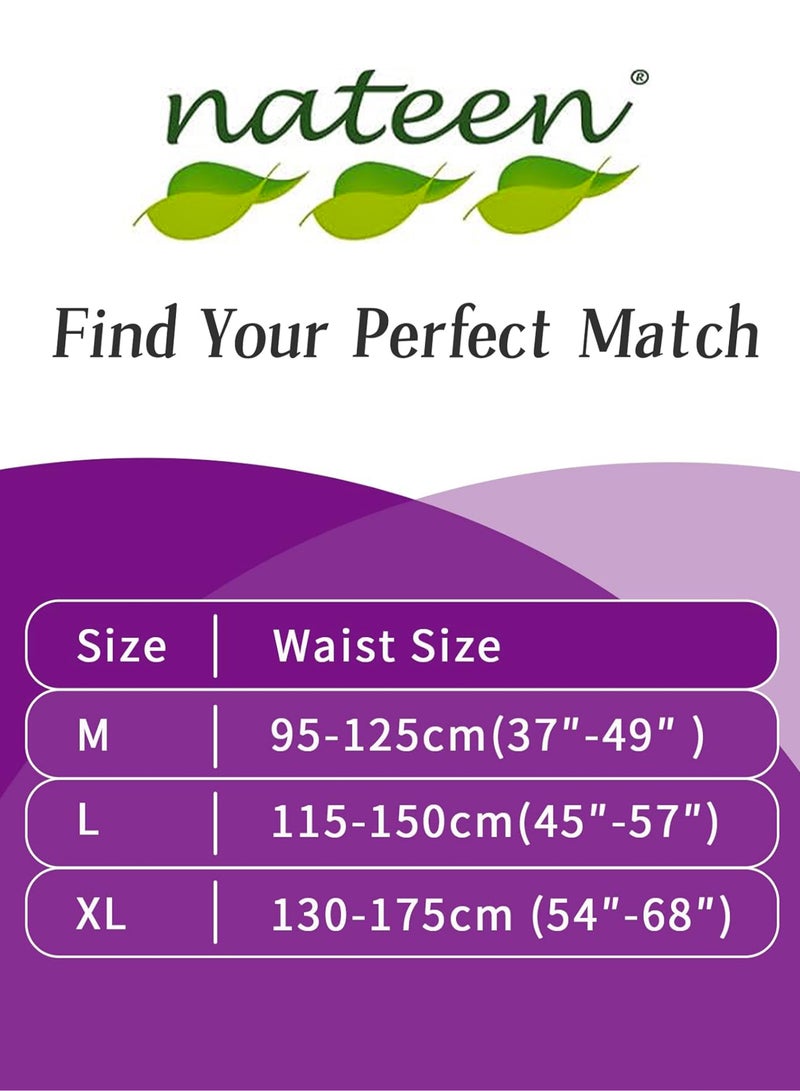 nateen Pack Of 3 Flexi Ultra Adult Diapers Pants Ultimate Absorbency With 4300ml Capacity Waterproof Backing 30 Count Pack - Image 3