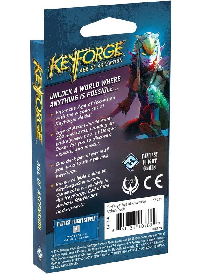 Fantasy Flight Games KeyForge Age of Ascension 1 - Pack Archon Deck Display | Fast-Paced Card Game | Strategy Game for Adults and Teens | Ages 14+ | 2 Players | Average Playtime 45 Minutes | Made - Image 3